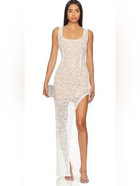 NWT Nadine Merabi Louisa White Dress
